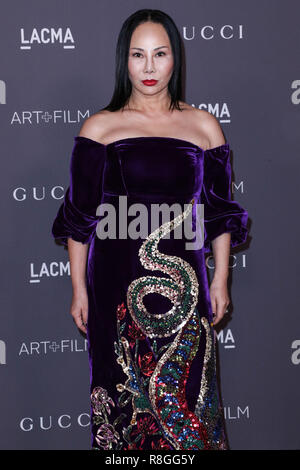 LOS ANGELES, CA, USA - 04 novembre : Eva Chow arrive au LACMA Art  + Film 2017 Gala tenu au Los Angeles County Museum of Art, le 4 novembre 2017 à Los Angeles, Californie, États-Unis. (Photo par Xavier Collin/Image Press Office) Banque D'Images