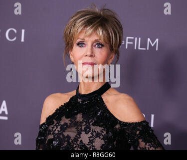 LOS ANGELES, CA, USA - 04 novembre : Jane Fonda arrive au LACMA Art  + Film 2017 Gala tenu au Los Angeles County Museum of Art, le 4 novembre 2017 à Los Angeles, Californie, États-Unis. (Photo par Xavier Collin/Image Press Office) Banque D'Images