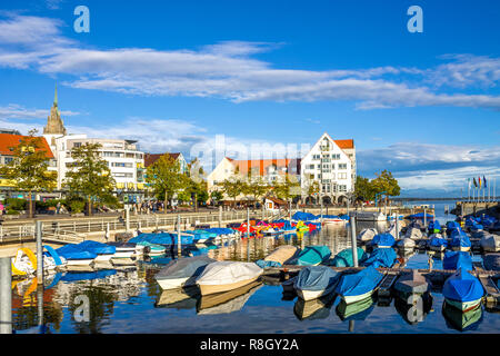 Le Lac de Constance, Friedrichshafen, Allemagne Banque D'Images