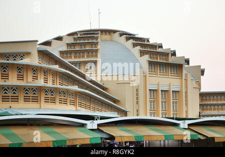 Marché Central (Nouveau Grand Marché) - Manuel Thom Thmey à Phnom Penh. Cambodge Banque D'Images