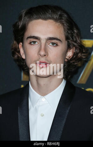 BEVERLY HILLS, LOS ANGELES, CA, USA - 05 novembre : Timothée Chalomet à la 21e Prix du Cinéma Hollywood annuelle tenue à l'hôtel Beverly Hilton le 5 novembre 2017 à Los Angeles, Californie, États-Unis. (Photo par Xavier Collin/Image Press Office) Banque D'Images