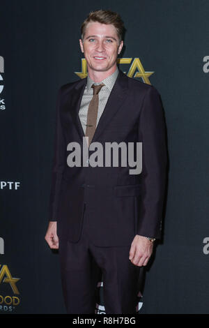 BEVERLY HILLS, LOS ANGELES, CA, USA - 05 novembre : Garrett Hedlund à la 21e édition des Prix du cinéma hollywoodien qui s'est tenue à l'hôtel Beverly Hilton le 5 novembre 2017 à Los Angeles, Californie, États-Unis. (Photo par Xavier Collin/Image Press Office) Banque D'Images