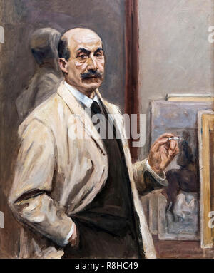 Self Portrait par Max Liebermann (1847-1935), huile sur toile, 1909/10 Banque D'Images