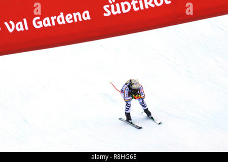 Val Gardena, Groeden, Italie. Le 15 décembre, 2018. Ski alpin, ski Mens ; Klaus Brandner GER sur la dernière ligne d'Action : Crédit Plus Sport/Alamy Live News Banque D'Images