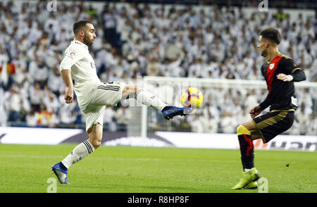 Madrid, Madrid, Espagne. Le 15 décembre, 2018. Dani Carvajal (Real Madrid) vu en action au cours de la La Liga match de football entre le Real Madrid et le Rayo Vallecano au stade Santiago Bernabéu de Madrid. Credit : Manu Haiti/SOPA Images/ZUMA/Alamy Fil Live News Banque D'Images