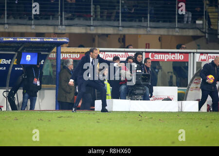 Turin, Italie. Le 15 décembre 2018. football, championnat de Serie A TIM 2018-2019 vs Juventus Turin 0-1 présenté : ALLEGRI : Crédit Photo Agency indépendante/Alamy Live News Banque D'Images