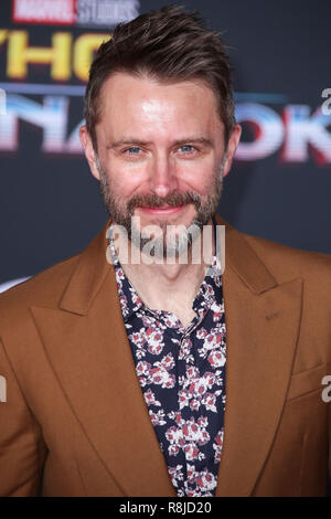 HOLLYWOOD, LOS ANGELES, CA, USA - 10 OCTOBRE : Chris Hardwick lors de la première mondiale de Disney et Marvel Thor : le "Ragnarok" tenue au El Capitan Theatre le 10 octobre 2017 à Hollywood, Los Angeles, Californie, États-Unis. (Photo par Xavier Collin/Image Press Office) Banque D'Images