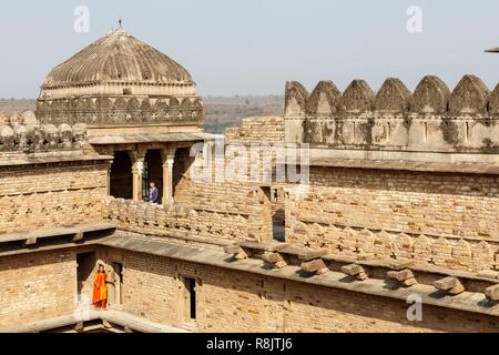 L'Inde, le Madhya Pradesh, Chanderi, Chanderi Durg Kirti (Fort) Banque D'Images