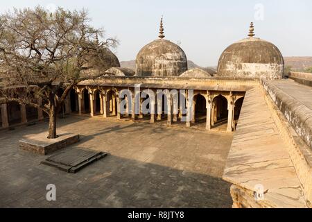 L'Inde, le Madhya Pradesh, Chanderi, mosquée Jama Masjid Banque D'Images