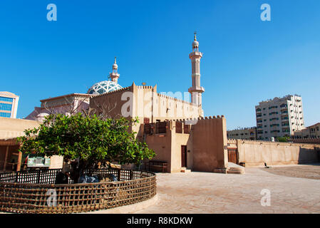 Ajman, Émirats Arabes Unis - 6 décembre, 2018 : Musée d'Ajman montrant l'histoire et la tradition de Emirats Arabes Unis Banque D'Images