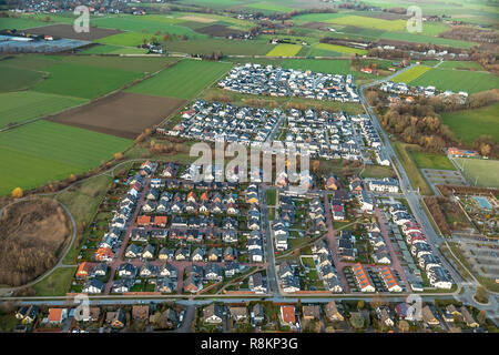 Vue aérienne, développement de nouveaux logements, Ardeyweg Paradieser Weg, Soest, Soester Börde, Rhénanie du Nord-Westphalie, Allemagne, DE, l'Europe, vue aérienne, les oiseaux-e Banque D'Images