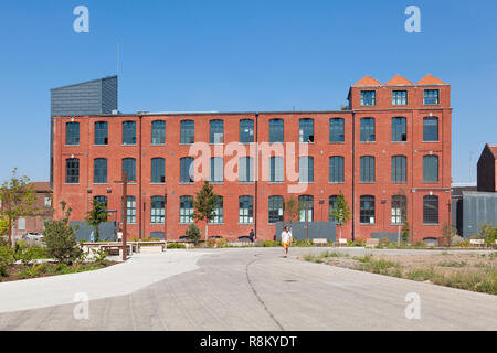 France, Nord, Tourcoing, Plaine Images, un ancien site textile Vanoutryve converti en 2010 en une multitude d'images numériques et des industries créatives Banque D'Images