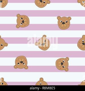 Modèle logique des ours. Illustration de Vecteur