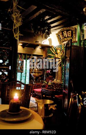 France, Paris, Chinese Restaurant Chez Vong Banque D'Images