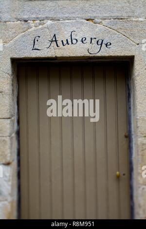 La France, Finistère, Audierne, L'Auberge restaurant Banque D'Images
