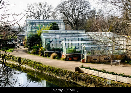 Autour de la ville universitaire de Oxford dans l'Oxfordshire England UK University of Oxford Botanic Garden Banque D'Images