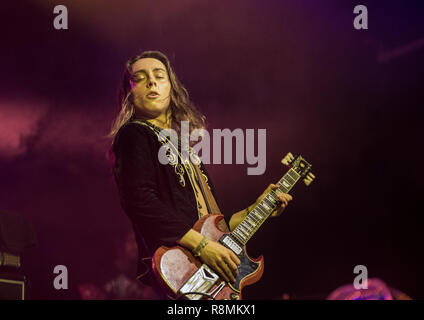 Greta Van Fleet effectuer à la Manchester Academy comprend : Greta Van Fleet, Jake Kiszka Où : Manchester, Royaume-Uni Quand : 15 Nov 2018 Credit : Sakura/WENN.com Banque D'Images