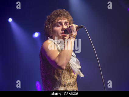 Greta Van Fleet effectuer à la Manchester Academy comprend : Greta Van Fleet, Josh Kiszka Où : Manchester, Royaume-Uni Quand : 15 Nov 2018 Credit : Sakura/WENN.com Banque D'Images