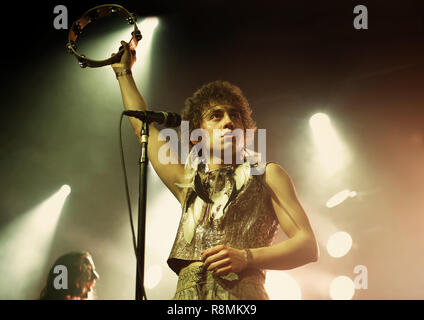 Greta Van Fleet effectuer à la Manchester Academy comprend : Greta Van Fleet, Josh Kiszka Où : Manchester, Royaume-Uni Quand : 15 Nov 2018 Credit : Sakura/WENN.com Banque D'Images