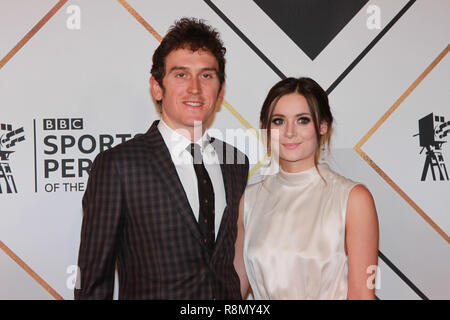 Birmingham, UK. 14Th Dec 2018. BBC Sports Personality of the Year - Tapis rouge 2018 des arrivées. Geraint Thomas sur le tapis rouge de l'avant de la BBC Sports Personality of the Year Awards 2018 à l'Arène de Genting, Birmingham, Royaume-Uni Crédit : Ben Booth/Alamy Live News Banque D'Images