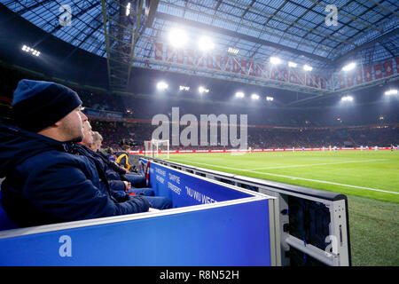 Amsterdam, Pays-Bas. Dec 16, 2018. AMSTERDAM, 16-12-2018 Johan Cruijff Arena, football, Saison 2018/2019 Eredivisie néerlandaise, gagnants de Vrienden Loterij pendant le match Ajax - de Graafschap . Credit : Pro Shots/Alamy Live News Banque D'Images