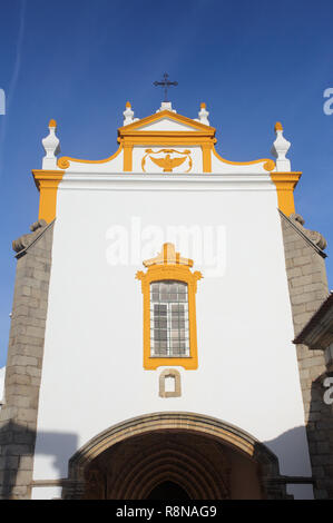 Le Portugal, l'Alentejo, Evora centre historique. La chapelle de Saint Jean l'Évangéliste. UNESCO World Heritage site. Banque D'Images