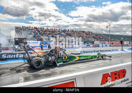 Anita Mäkelä Top Fuel Dragster Banque D'Images