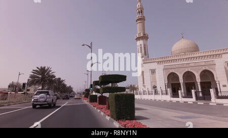 Voyage de voiture sur zone élite à Dubaï Jumeirah Banque D'Images