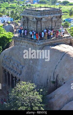 Chennai, Tamil Nadu - Inde - 09 septembre 2018 : Mahishasuramardhini Mandapa Banque D'Images