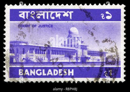 Timbre-poste du Bangladesh dans les images en provenance du Bangladesh série émise en 1973 Banque D'Images