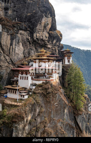 Taktsang Lhakhang, Tiger's Nest, Paro, Bhoutan Banque D'Images