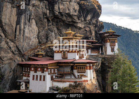 Taktsang Lhakhang, Tiger's Nest, Paro, Bhoutan Banque D'Images