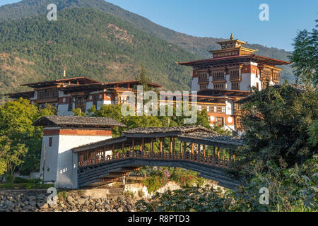 Punakha Dzong, Punakha, Bhoutan Banque D'Images