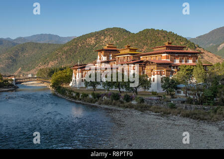 Punakha Dzong, Punakha, Bhoutan Banque D'Images