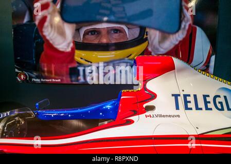 Canada, Québec, région de Lanaudière, Berthierville, musée Gilles Villeneuve, coureur automobile légendaire dédié à Gilles Villeneuve et son frère Jacques, les voitures de course Banque D'Images