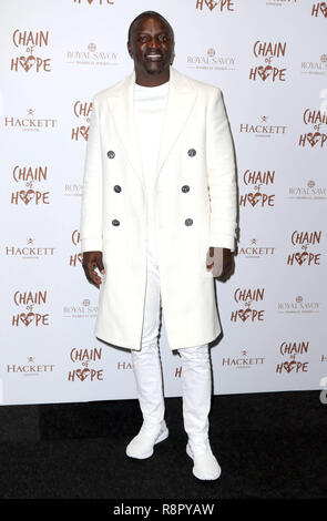 Nov 16, 2018 - La chaîne de l'espoir à Akon Ball Gala, Old Billingsgate à Londres, Royaume-Uni Banque D'Images