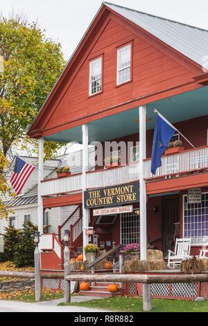 United States, New England, New York, Weston, le Vermont Country Store, extérieur Banque D'Images