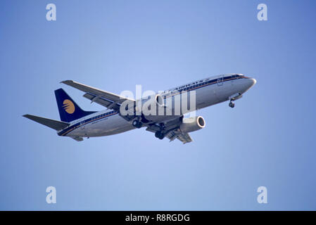 Jet Airways, Boeing 737-400, décollage, Inde Banque D'Images