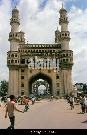 Charminar, Hyderabad, Andhra Pradesh, Telangana, Inde, asie Banque D'Images