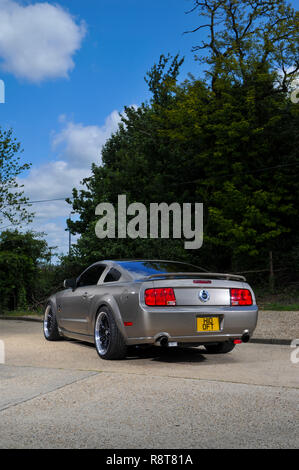 2012 Mustang GT Roush, mis à niveau l'option d'usine de 5e génération Ford Muscle car Banque D'Images