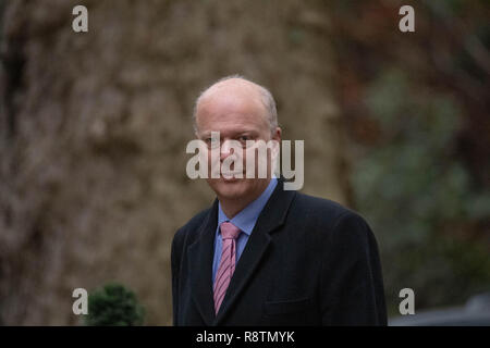 18 décembre 2018 Londres, Chris Grayling MP, PC, Secrétaire aux transports arrive à une réunion du Cabinet au 10 Downing Street, London Crédit : Ian Davidson/Alamy Live News Banque D'Images