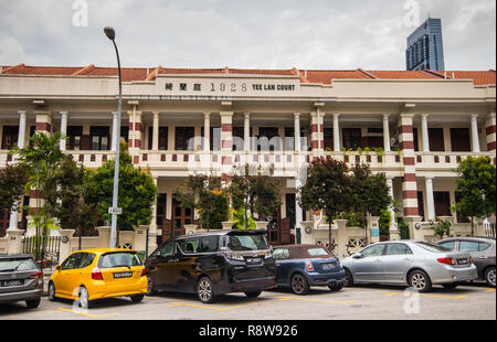 Yee Cour Lan sur Bukit Pasoh bâtiments traditionnels Road, Singapour, Outram Park Banque D'Images