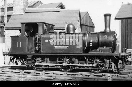 Ancien LBSCR A1x classe 0-6-0T Comme Southern Railway No.11 Newport sur l'île de Wight Banque D'Images