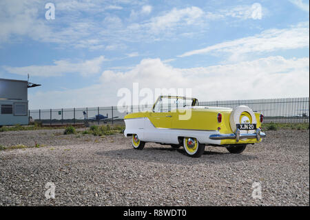 Austin/Nash Metropolitan (1953-1961) petite voiture d'Anglo American Banque D'Images