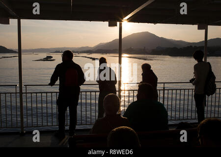 Miyajima Itsukushima () à Hiroshima, au Japon. Photo par Akira Suemori Banque D'Images