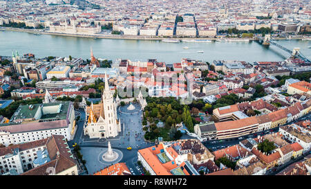 Bâtiment du Parlement hongrois ou Országház, Budapest, Hongrie Banque D'Images