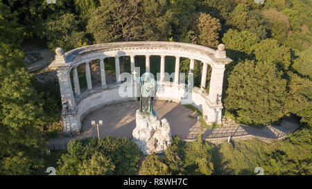 Gerard de monument de Csanád Gerard Csanád Monument ou Szent Gellért-szobor, Budapest, Hongrie Banque D'Images