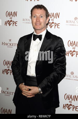 Les clients arrivent à la chaîne de l'espoir 2018 Bal de gala qui a eu lieu à l'ancienne vedette Billingsgate : Nick Moran Où : London, Royaume-Uni Quand : 16 novembre 2018 Source : WENN.com Banque D'Images