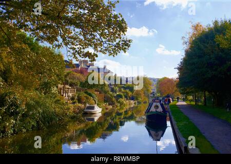Kennet & Avon Canal, baignoire,Somerset, Angleterre Banque D'Images