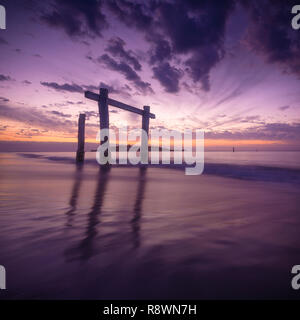 Hamelin Bay Sunset Banque D'Images